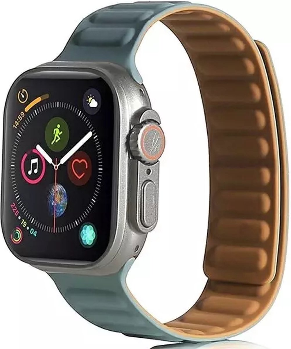 Beline pasek Apple Watch Magnetic 38-40-41mm green