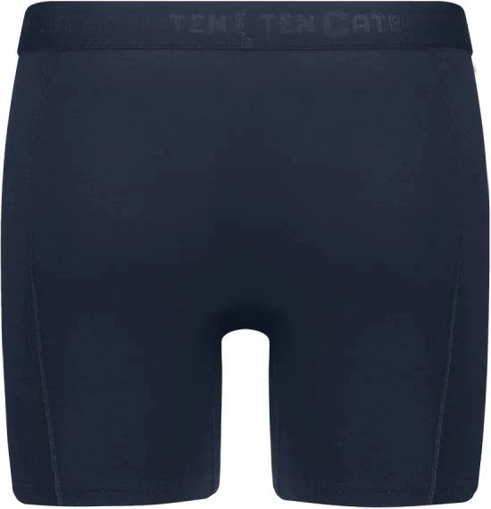 ten Cate Basics men shorts longs en viscose de bambou (pack de 4) - boxers pour hommes jambes longues - noir - Taille: M