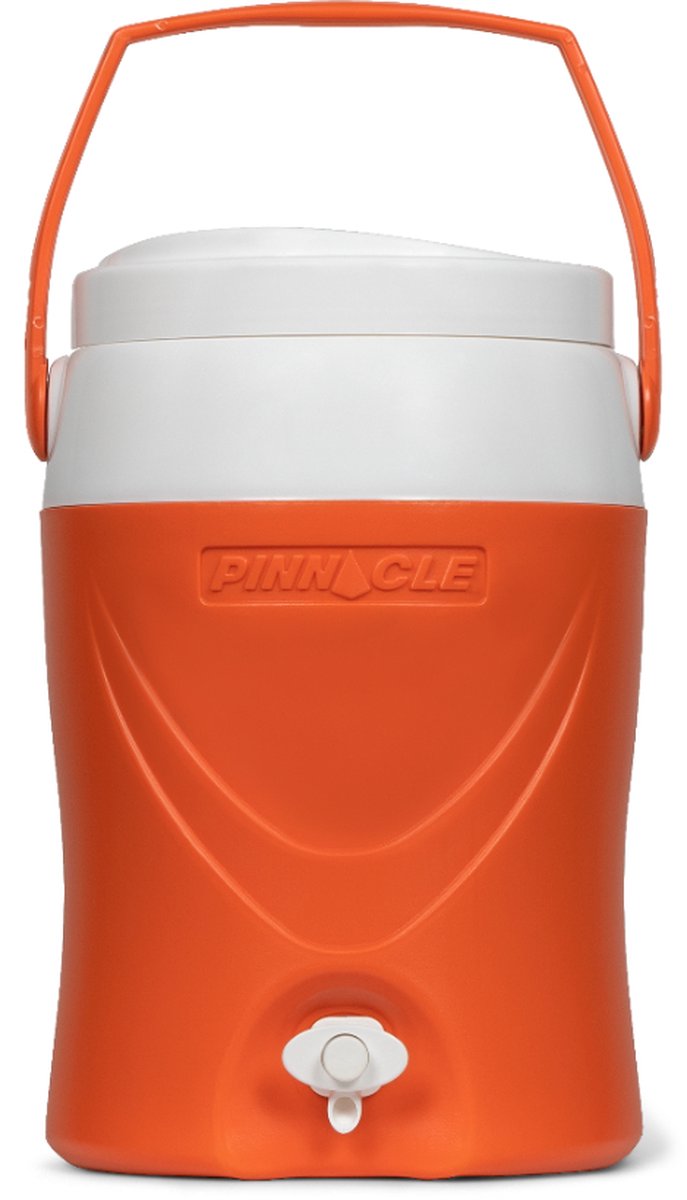 Pinnacle Platino 2 Gallon - Geïsoleerde Drankdispenser / Drankkoeler met kraantje - 8 Liter - Oranje van Pinnacle. — afbeelding 2