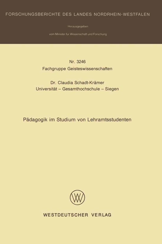Pädagogik Im Studium Von Lehramtsstudenten - cover