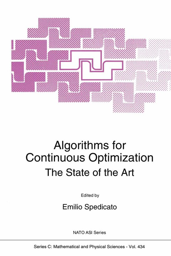 Nato Science Series C:434- Algorithms for Continuous Optimiz ... - cover