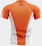 T-shirt Arawaza | coupe sèche | orange-blanc (Taille: L)