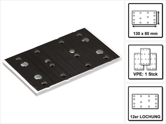 Foto: Festool schuurzool stickfix 80 x 130 14mm prijs per stuk 