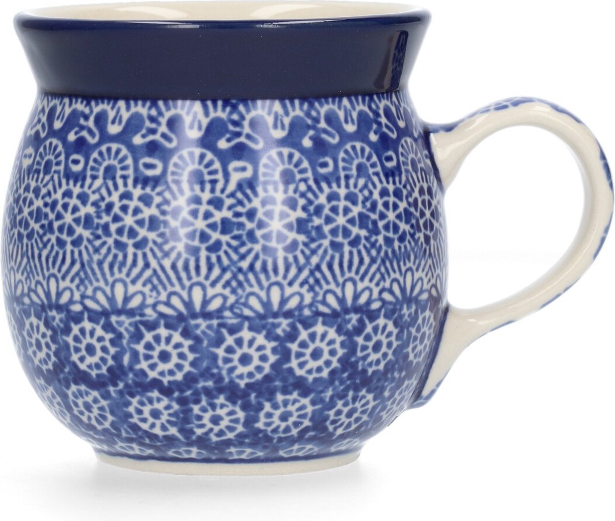 Bunzlau Castle Boeren mok 240 ml Lace Handgemaakt Koffie beker kop