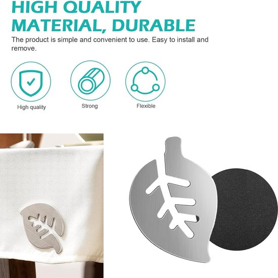 Lot de 10 poids de rideau magnétique pour rideau de salle de bain poids