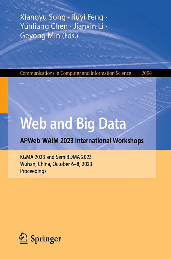 Springer Nature Proceedings Computer Science - Web and Big D ... - cover