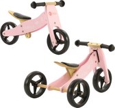 2Cycle Draisienne 2 en 1 - Tricycle - Bois - 1 An - Rose - Balance