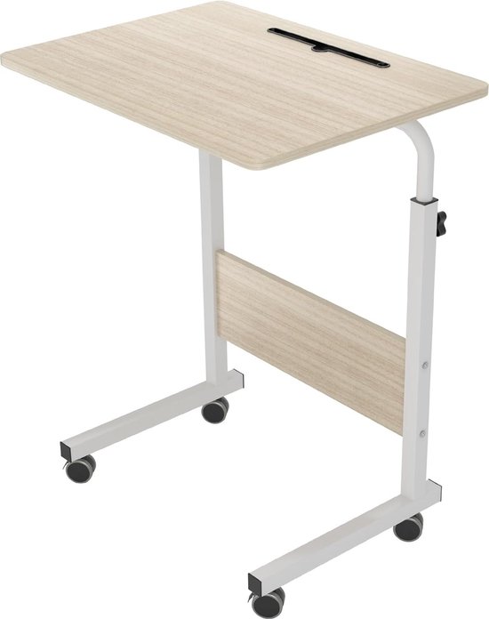 COSTWAY Klein bureau, computertafel met 2 vakken, pc-tafel, bureautafel COSTWAY Klein bureau, computertafel met 2 vakken, pc-tafel, bureautafel