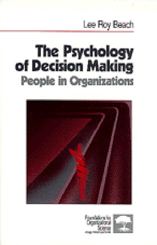 Psychology Of Decision Making - cover