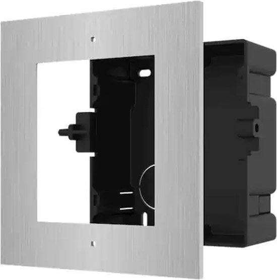 Hikvision DS-KD-ACF1/S IP video intercom buiten station enkelvoudige inbouw behuizing RVS — afbeelding 3