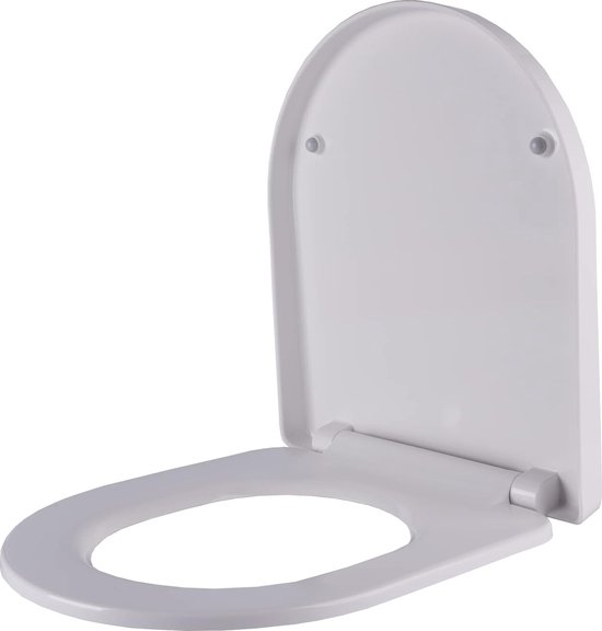FORM & STYLE Wc-bril Bathala zwart mat met soft close en quick-release kopen