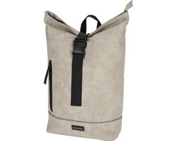 Norlander compacte rolltop rugzak - 23 Liter - Nubuck - 30 x 16 x 49 cm - Taupe