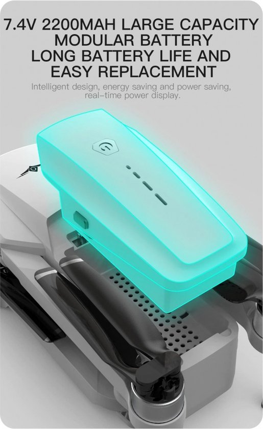 LUXWALLET Libra4 Pro – Drone Quadcopter FPV - 25,2Km/h – GPS WiFI 1,2 KM – Cardan 2 Axes - HD Camera - Oranje