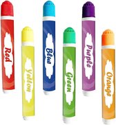 Bingo depper 20 ml - uitwasbaar - stiften - dabbers - stift depper - markers - markeerstiften - 6 kleuren