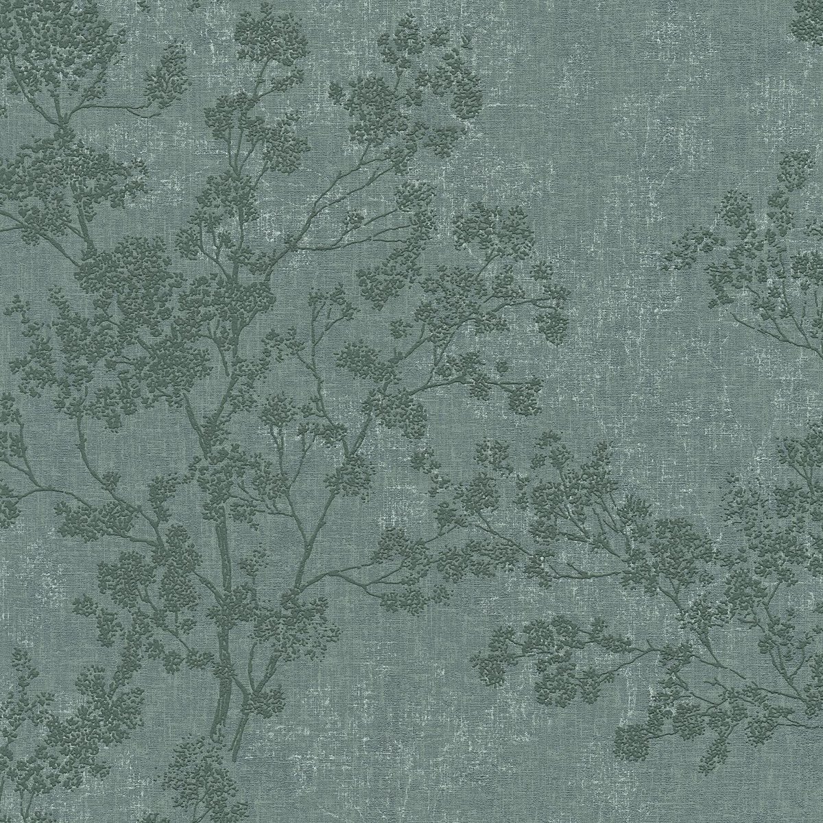 Natuur behang Profhome 373973-GU vliesbehang licht gestructureerd met natuur patroon mat groen 5,33 m2