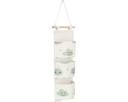Springos Hangende Organizer - Opbergzak - Wand Organizer - Speelgoed - 3 Vakken