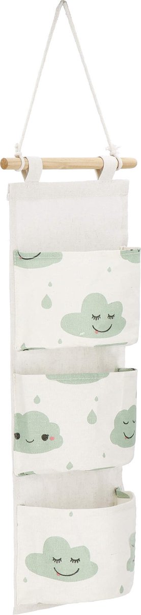 Springos Hangende Organizer - Opbergzak - Wand Organizer - Speelgoed - 3 Vakken