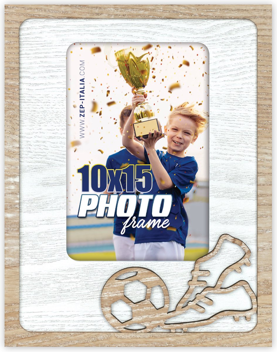 Zep Houten Fotolijst Voetbal Maradona Bruin voor foto 10x15 - PN9346