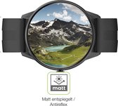 dipos FLEX 2x Screen Protector matte geschikt voor Lytimes 1,3 inch Smartwatch Beschermfolie 100% Schermdekking Case-Friendly