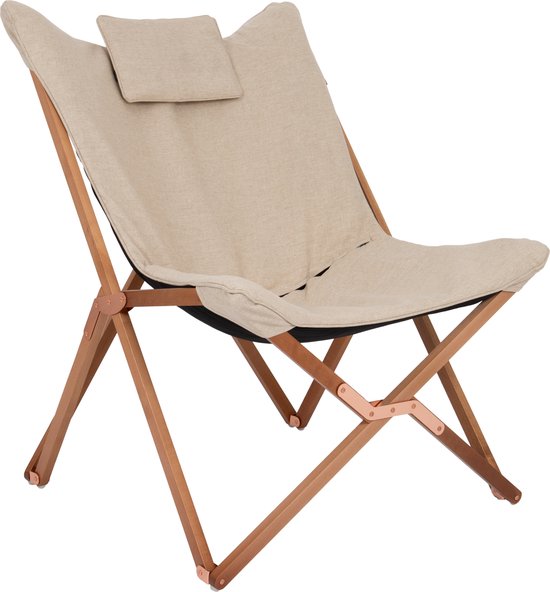 Bo-Camp Urban Outdoor collection - Relaxstoel - Bloomsbury - L - Oxford polyester - Beige
