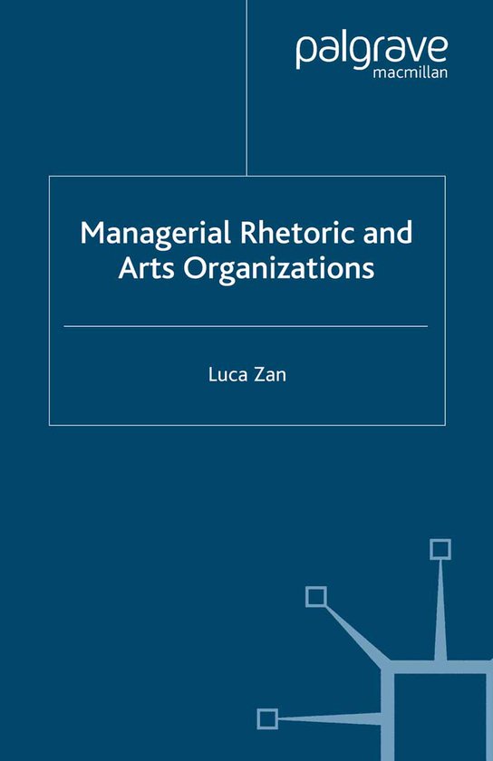 Managerial Rhetoric and Arts Organizations: - cover
