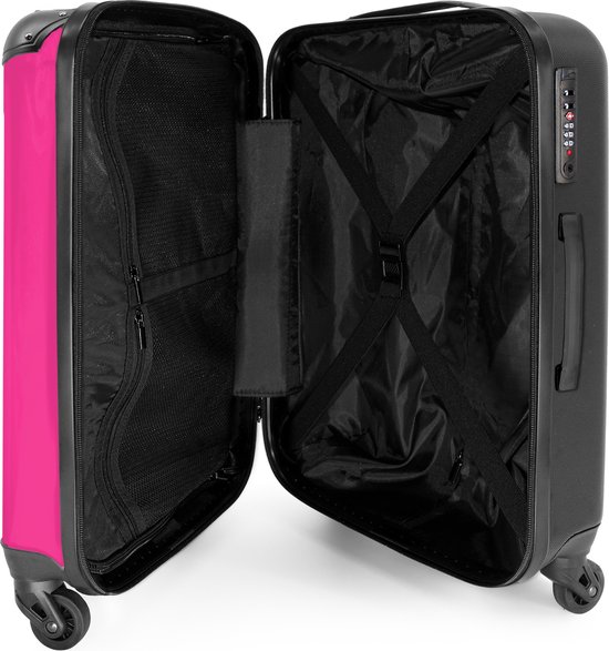 vidaXL Koffer für Flugreise Tragbar Schwarz 62,5x50x28,5 cm PP