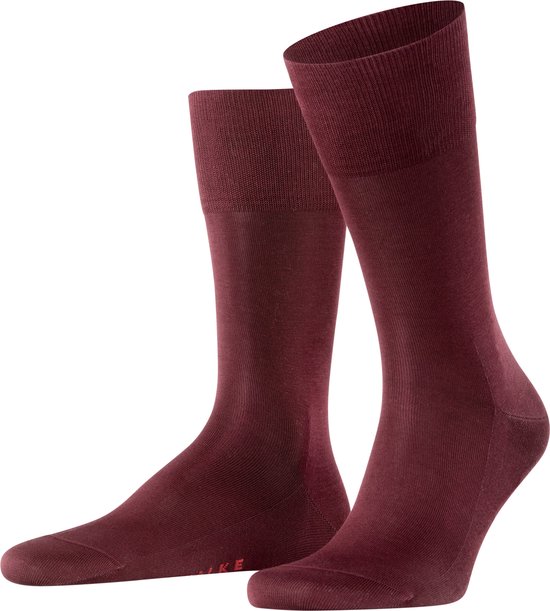 FALKE Tiago business & casual organisch katoen sokken heren rood - Maat 41-42
