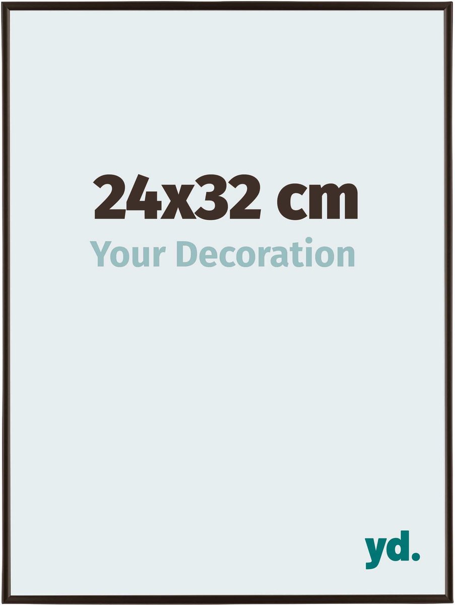 yd. Your Decoration - Fotolijst 24x32 cm - Kunststof - Antraciet - Evry