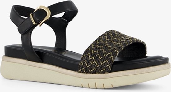 Tamaris dames sandalen met gouden details - Maat 37 - Extra comfort - Memory Foam