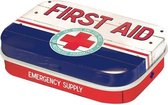 First Aid - Pepermunt - Metalen Blikje - Mint Box