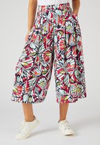 Damart - Jupe pantalon à imprimé tropical, Climatyl - Femme - Blauw - 52