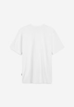 A-dam White Mobile - T-shirt - Heren - Volwassenen - Vegan - Korte Mouwen - T-shirts - Katoen - Wit - L