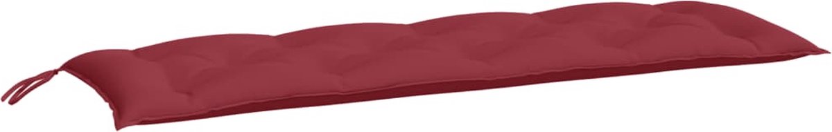 vidaXL - Tuinbankkussen - 150x50x7 - cm - oxford - stof - wijnrood