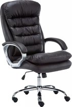 In And OutdoorMatch Bureaustoel Victor - Bruin - Op wielen - Kunstleer - Voor volwassenen - Ergonomische bureaustoel - Hoogte verstelbaar 52-58cm
