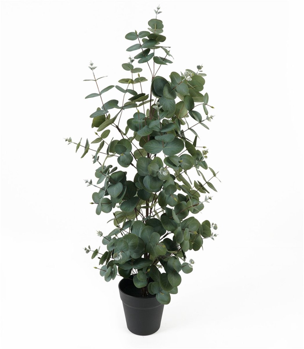 Present Time Kunstplant Eucalyptus Leaf Large - Groen - 30x30x78cm - Modern