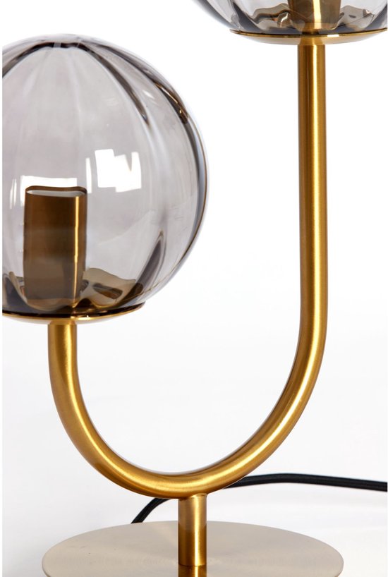 Light & Living Tafellamp Magdala - Grijs - 33x18x43cm - Modern