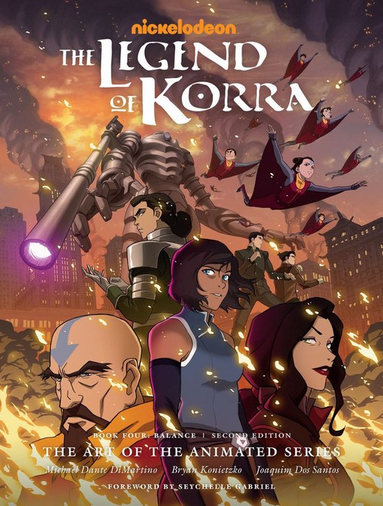 The Legend of Korra: The Art of the Animated Series - Book 4 - cover