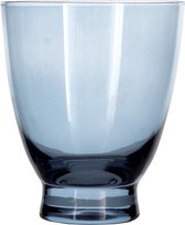 BITZ Statue Waterglas Dia 8,2 x 9,6 cm 2 st. Blauw