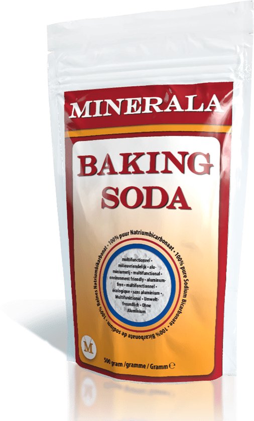 6 x 500 grammes Baking Soda Minerala Value pack - Bicarbonate de soude - Poudre de nettoyage - Bicarbonate de soude - Bicarbonate de sodium - Bicarbonate - Bicarbonate - Bicarbonate de soude - Poudre à pâte - Poudre à pâte