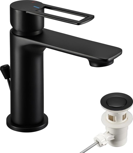 FORIOUS Waterkraan voor badkamer, hoge wastafelarmatuur, wastafelarmaturen met uitloophoogte van 190 mm hoog, chromen afwerking en eengreepsmengkraan voor wastafel in de badkamer, gastentoilet FORIOUS Waterkraan voor badkamer, hoge wastafelarmatuur, wastafelarmaturen met uitloophoogte van 190 mm hoog, chromen afwerking en eengreepsmengkraan voor wastafel in de badkamer, gastentoilet
