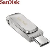 Super Snelle Originele Sandisk Dual Type C Usb 3.1 Otg Usb Flash Drive Tot 150 Mb/s 1Tb Pen Drive Cle Usb Flash Stick