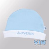 VIB® - Muts rond - Jungske (Blauw) - Babykleertjes - Baby cadeau