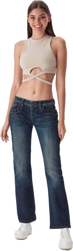LTB Dames Jeans Broeken VALERIE bootcut Fit Blauw 29W / 32L Volwassenen Denim Jeansbroek