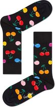Happy Socks - Cherry - zwart multi - Unisex - Maat 36-40