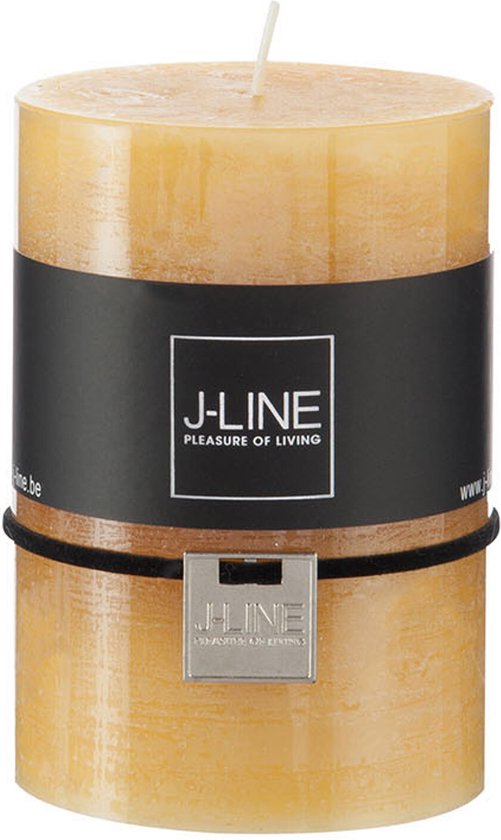 J-Line bougie cylindrique - ocre - medium - 42H - 6 pcs