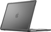 Mobigear Laptophoes geschikt voor Apple MacBook Air 15 Inch (2023-2024) Hoes Hardshell Laptopcover MacBook Case | Mobigear Shockproof Pro - Zwart - Model A2941