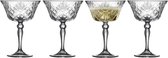 Lyngby Glas Krystal Melodia Champagnecoupe 26 cl 4 stuks