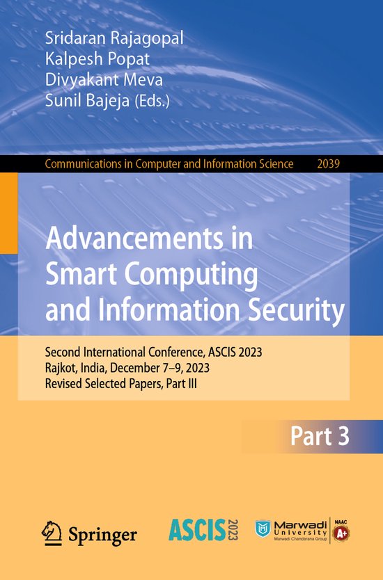 Communications in Computer and Information Science2039- Adva ... - cover
