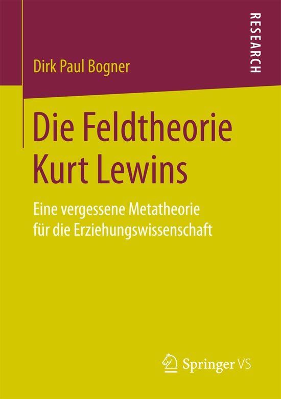 Die Feldtheorie Kurt Lewins - cover