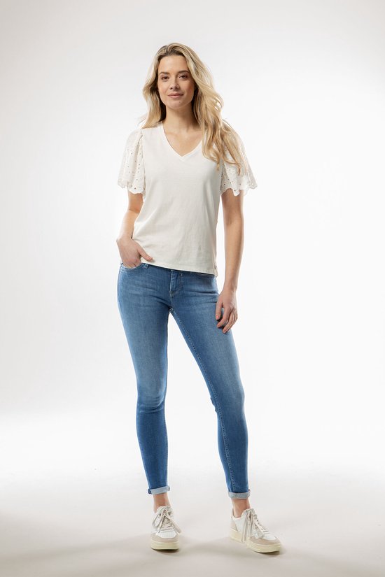 GARCIA Riva Dames Skinny Fit Jeans Blauw - Maat W34 X L32